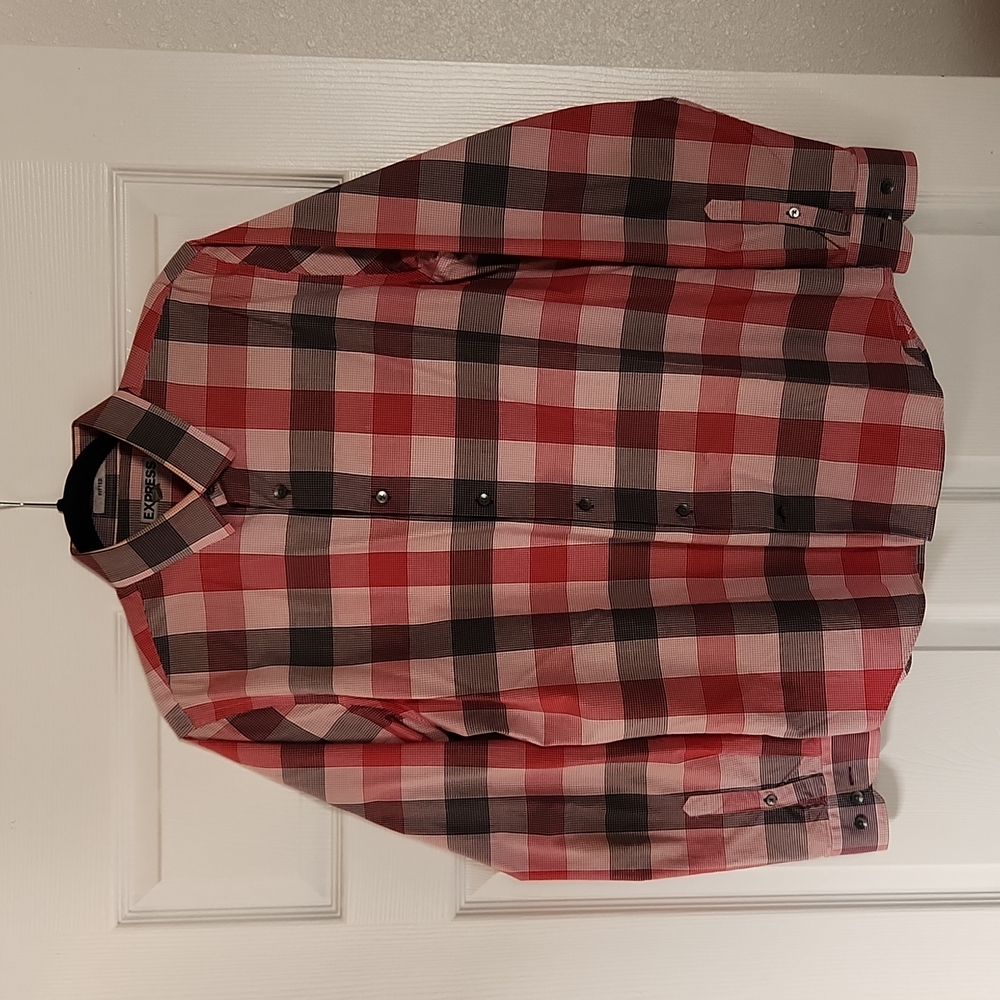 Express Fitted Dress Shirt